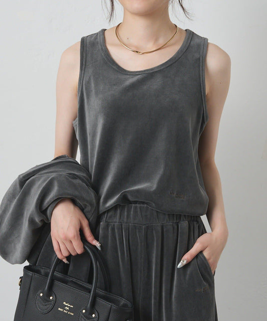 Pigment Velour Tank Top
