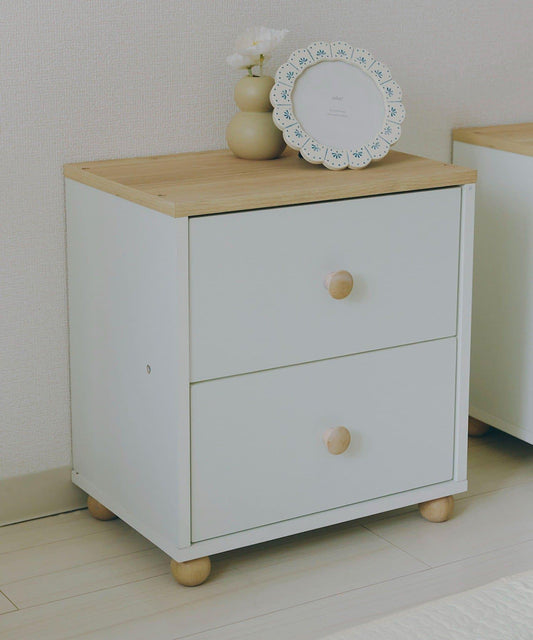 《WEB Exclusive Product》2-Drawer Round Leg Rack / choupinet