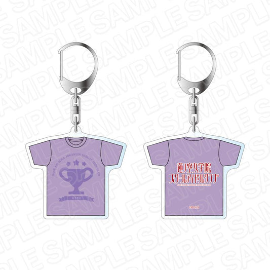 Love Live! Ren-no-Sora Girls' Academy School Idol Club T-Shirt Keychain Anyoji Hime Icon T-Shirt ver