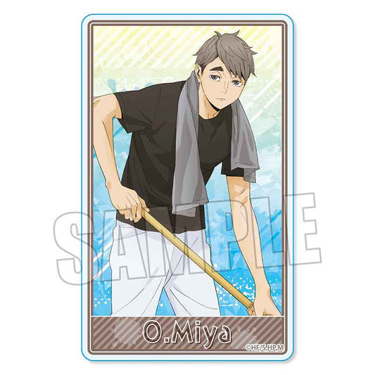 Acrylic Card Haikyu!! / Osamu Miya (Pool Cleaning ver.)