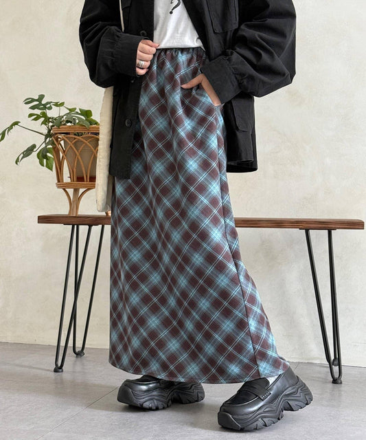 Faux Suede Assorted Pattern Narrow Skirt