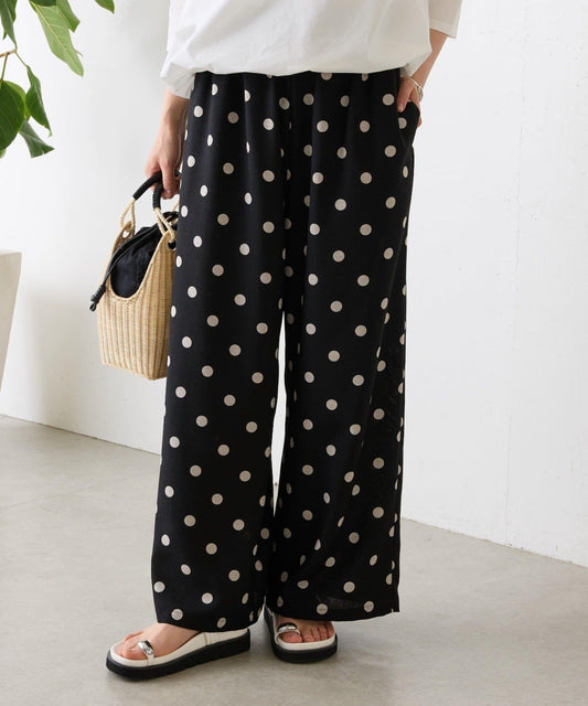 Dot Print Pants