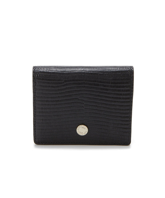 LUCIA Italian Leather Lizard Embossed Bi-fold Wallet