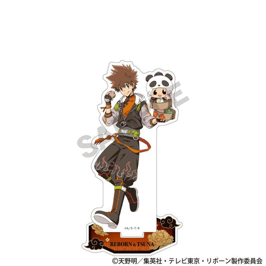 Katekyo Hitman REBORN! Acrylic Stand Reborn & Tsunayoshi Sawada (Cheongsam)