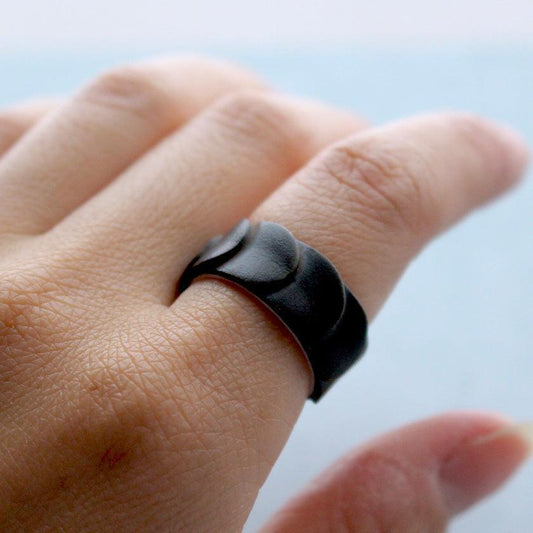 Arita ware 2016/ Saskia Diez Drake Ring NO.2 (Black Matte)