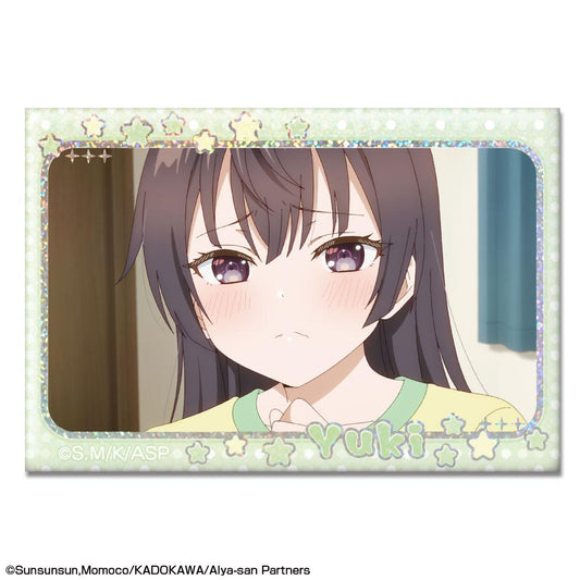 The Neighbor Alya Who Occasionally Mumbles in Russian - Holographic Can Badge Design 16 (Yuki/C)