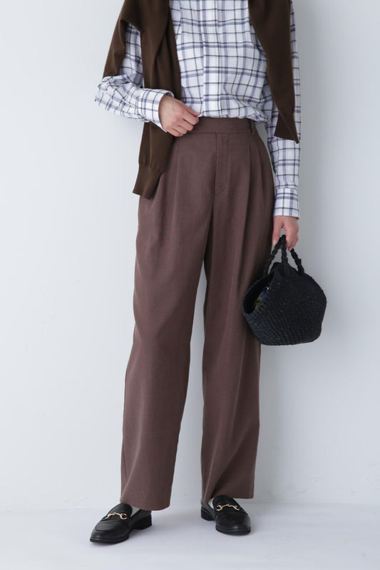 Tuck Semi Wide Pants