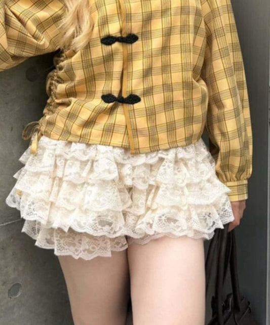 【ANOTHER BRANCH】Lace Frill Skirt