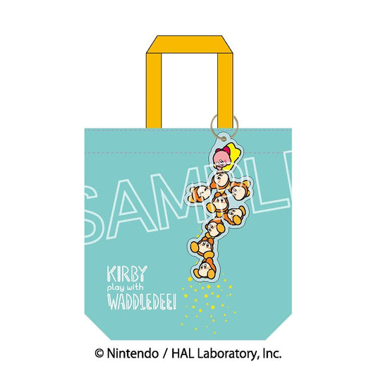 Kirby 'Play with Waddle Dee' Wappen Charm Tote B - Green