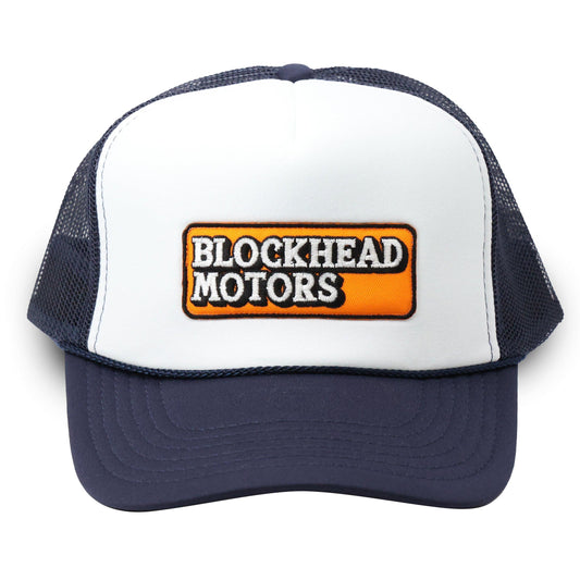 BLOCKHEAD MOTORS Mesh Cap Two-Tone / Embroidered Logo