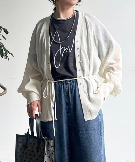 Sheer Knit Cardigan