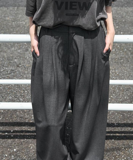 Tuck Wide Pants