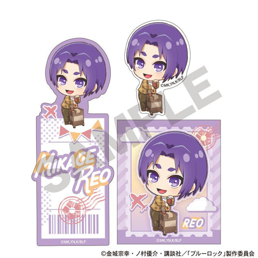 Blue Lock Sticker Set - Reo Mikage Mini Chibi Travel
