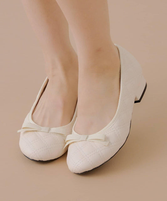 【Chico】Quilting Ribbon Ballet Shoes