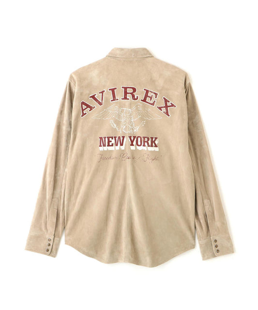GOAT SUEDE WESTERN SHIRT