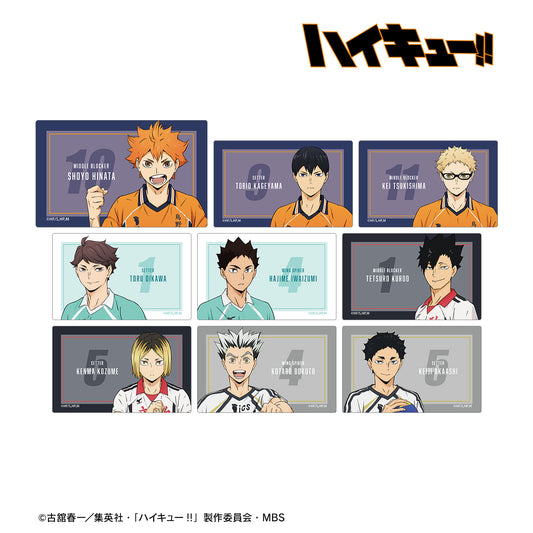 Haikyuu!! Trading Card Sticker Second Uniform ver. (Unit/BOX)