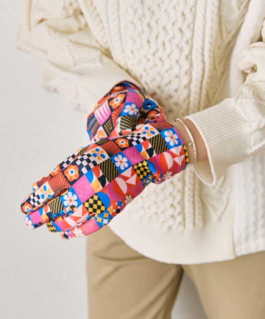 【CRISPINO VALENTINO】Retro Pattern Gloves/Gloves