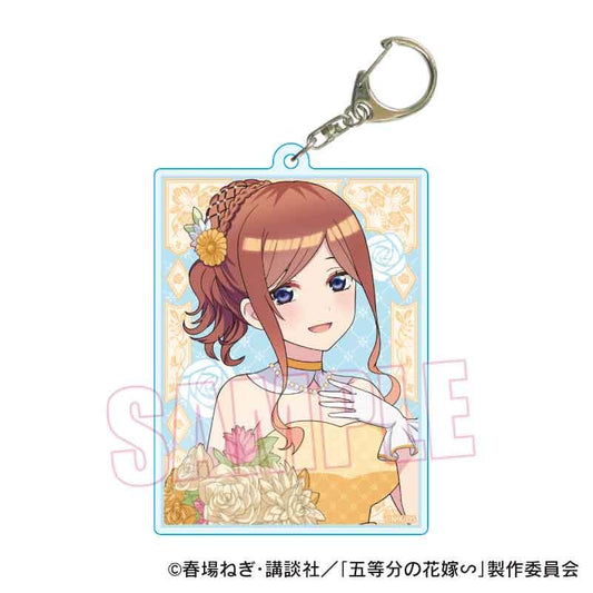 The Quintessential Quintuplets ∽ Slightly Large Acrylic Key Holder Nakano Miku Orange Day ver.
