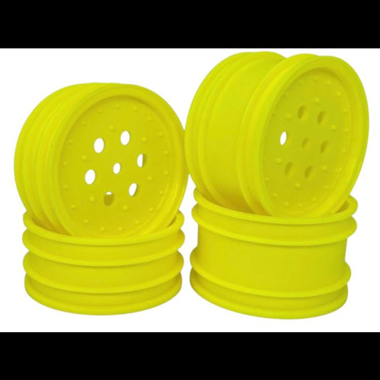 JC RACING PRODUCTS Hotshot, Boomerang 4WD Wheel Set (4 pcs) (Yellow) JC-0056-Y