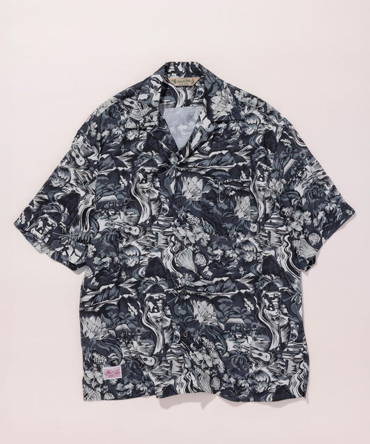 ×PINEAPPLE JUICE/×Pineapple Juice/WATER VALLEY RAYON SHIRT/Rayon Shirt