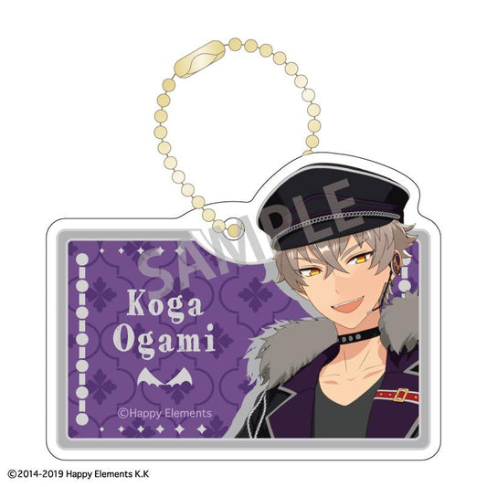 Ensemble Stars!! Recollection Selection 'Crossroad' Clip Keychain - Oogami Koga / UNDEAD
