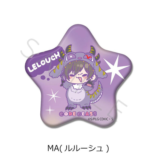 Code Geass: Lelouch of the Rebellion - Star-shaped Can Badge MA Lelouch