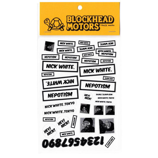 Mini Sticker Sheet by NICK WHITE (with cut lines)