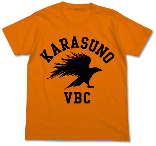Haikyu!! XL Size Karasuno High School Volleyball Club T-Shirt / ORANGE-