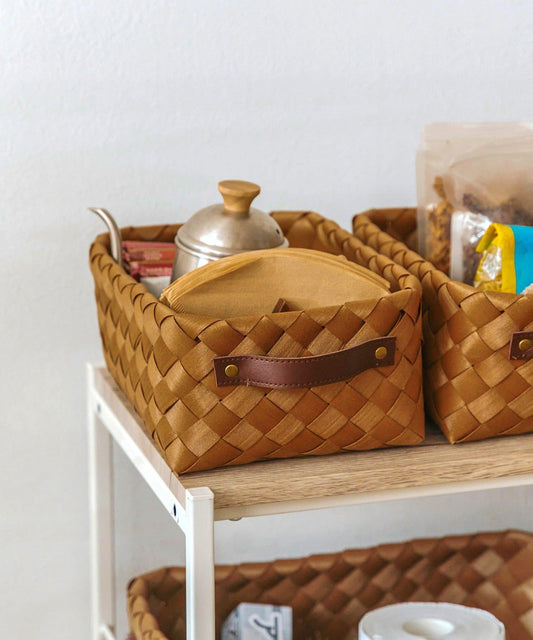 PE Water Hyacinth Mini Basket