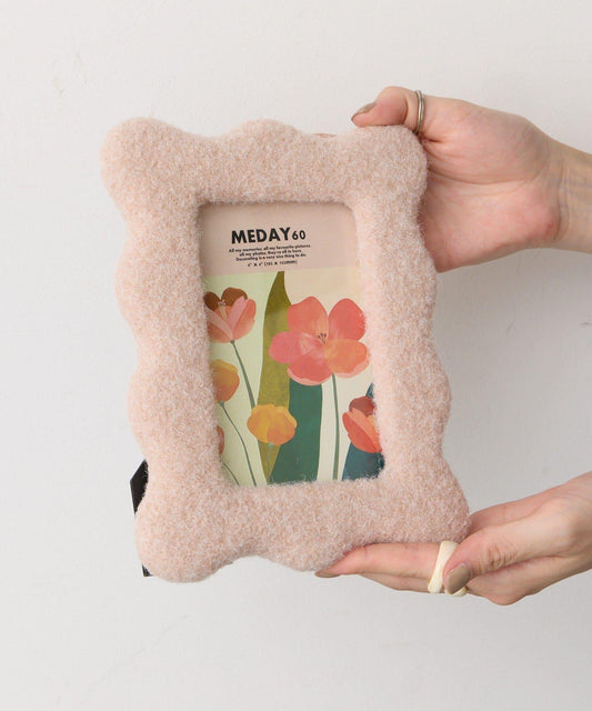 Photo Frame Fluffy Long Wave