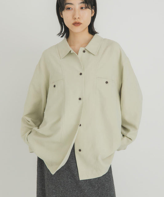 Peach Skin Overshirt