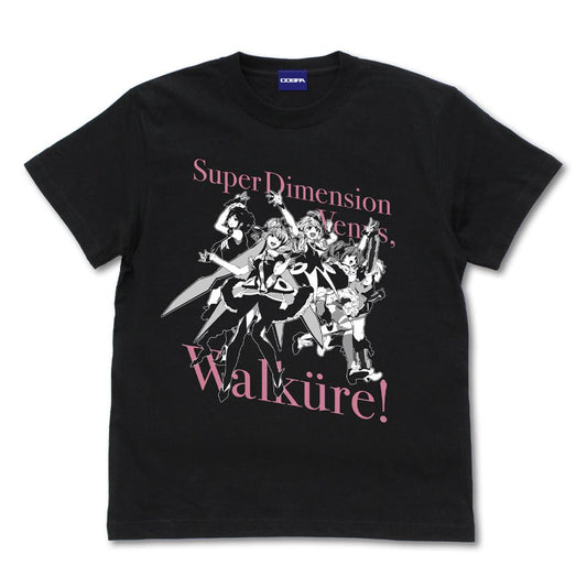 Macross Delta M Size Walküre T-Shirt / BLACK