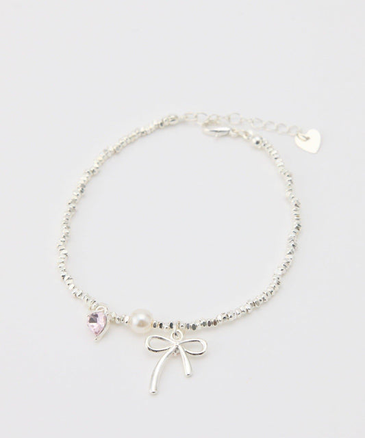 【3COINS Collaboration】 Ribbon Charm Bracelet