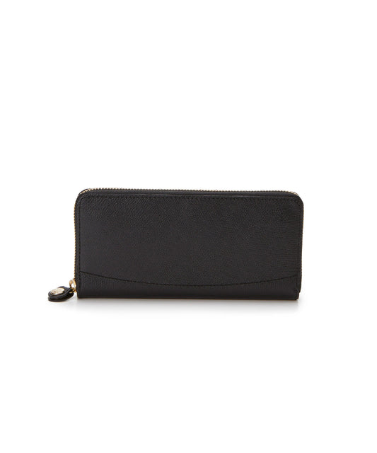 COLORATO Colorato Embossed Grain Round Long Wallet