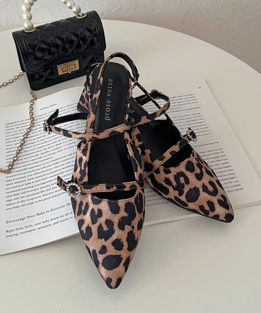 2-way Strap Bijou Buckle Heel Pumps
