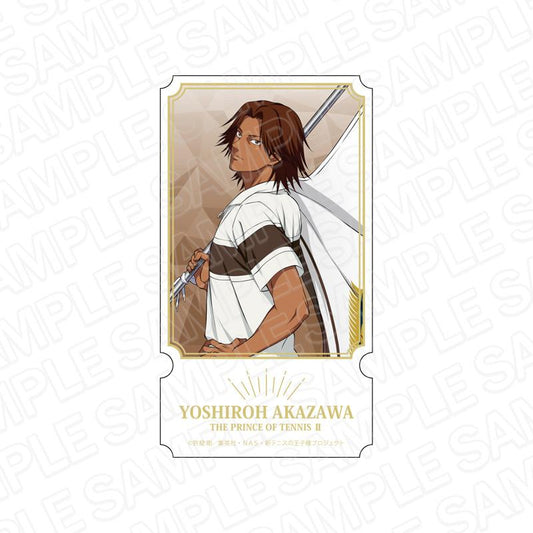 New Prince of Tennis Die-Cut Sticker - Yoshiro Akazawa (flag ver.)