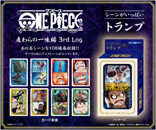 ONE PIECE - Scene-Filled Playing Cards: Straw Hat Crew 3rd Log