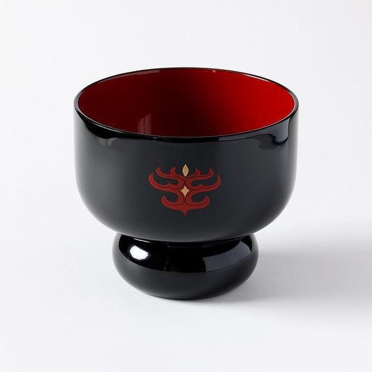 Cup & Bowl Lacquerware -Ape- (Fire) Sumio Watanabe | Ainu Craft | CIKARPE AKAN