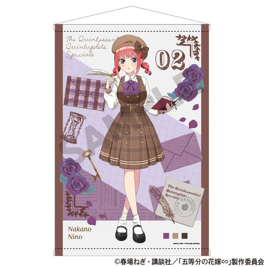 The Quintessential Quintuplets B2 Tapestry - Nino Nakano (College Style)