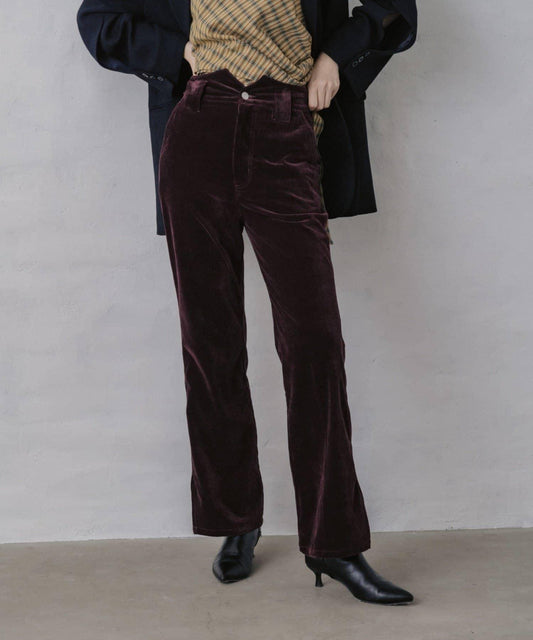 Corduroy easy slacks