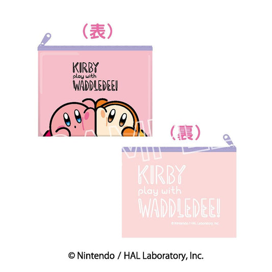 Kirby: Kirby play with Waddle Dee Vinyl Mini Pouch A - Main Visual