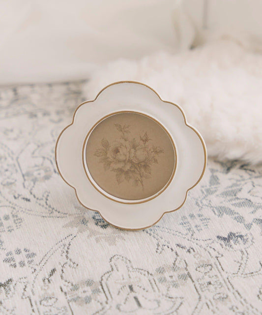 Flower Round Photo Frame Mini / petit monde