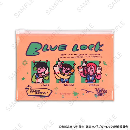 BLUE LOCK - Mizusawa Sekken Collaboration Gusset Slider Pouch (Chase the Soccer Ball Alien!)