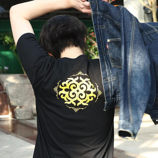 Ainu Pattern T-shirt | Ainu Craft | CIKARPE AKAN