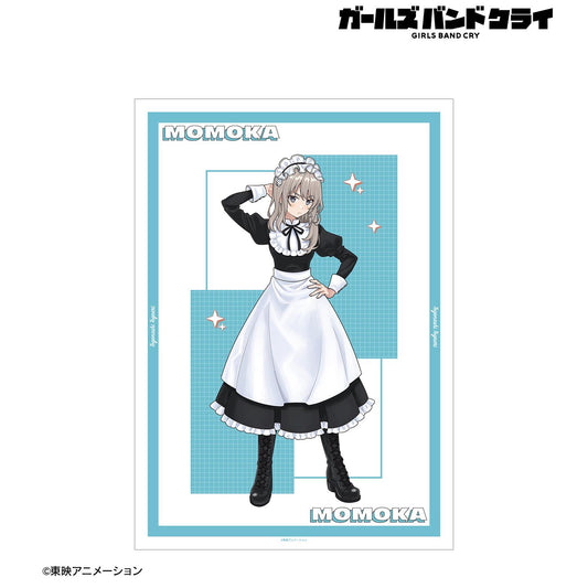 Girls Band Cry - Original Illustration Momoka Kawaragi Maid-style ver. A3 Matte Poster