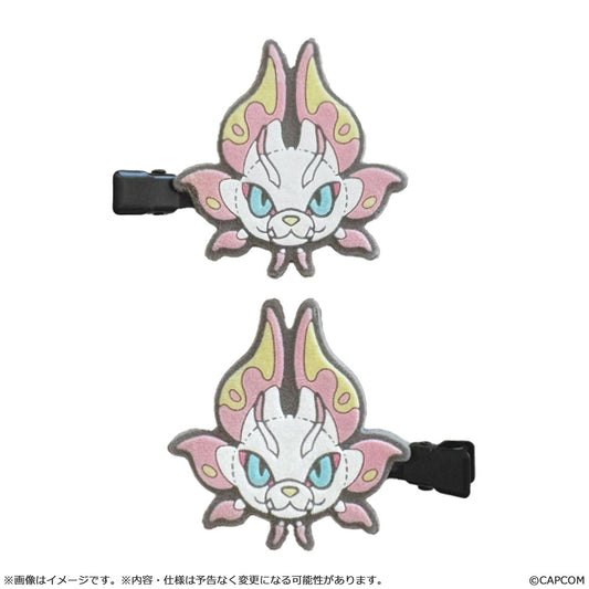 Monster Hunter 'Mon defo' Flocked Hair Clip (Tamamitsune)