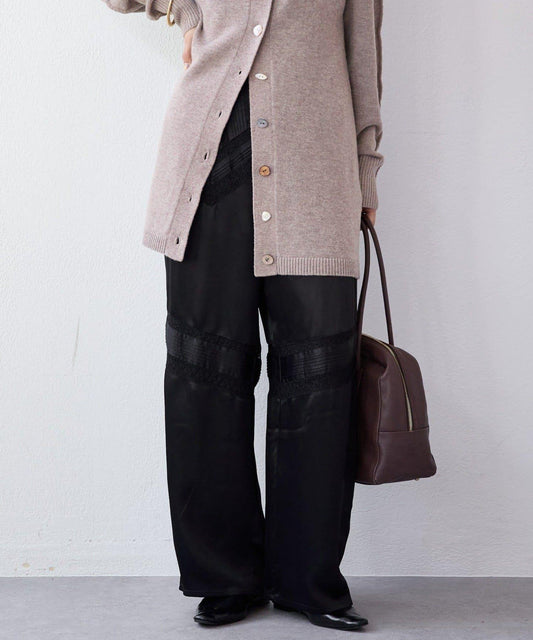 RIVE DROITE Pintuck Lace Pants