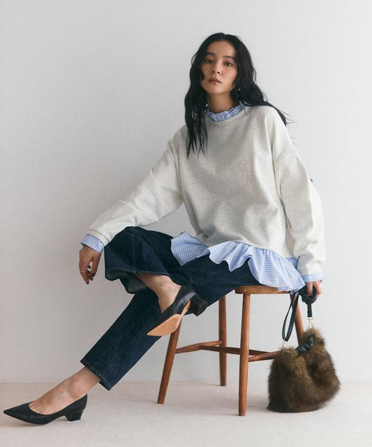 Organic Cotton Shirt Docking Sweatshirt [Limited Release]