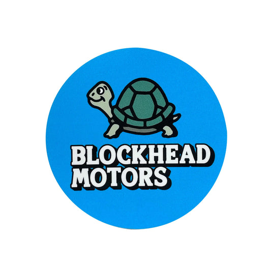 Round Sticker / Blue