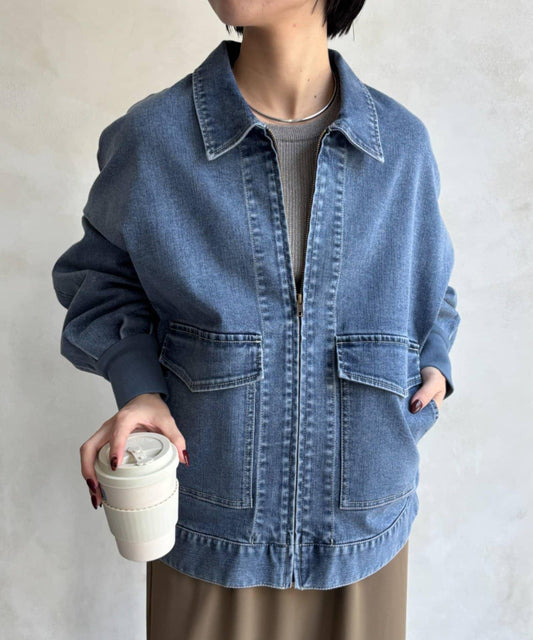 Denim Zip Jacket